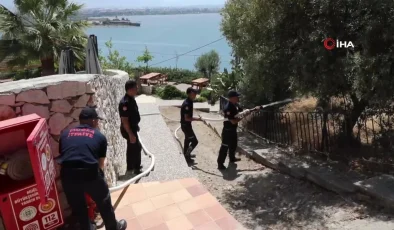 Fethiye Şövalye Adası sakinlerine yangın eğitimi