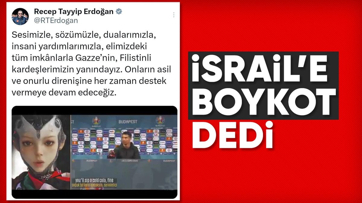 Cumhurbaşkanı Erdoğan, İsrail’e karşı yapay zeka ürünü şarkıyla boykot çağrısı