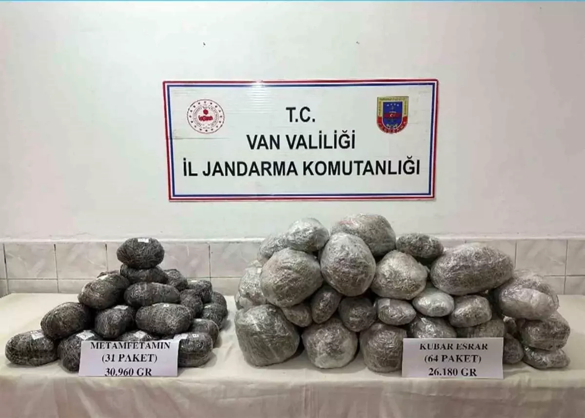 Van’da 107 Kilogram Uyuşturucu Ele Geçirildi