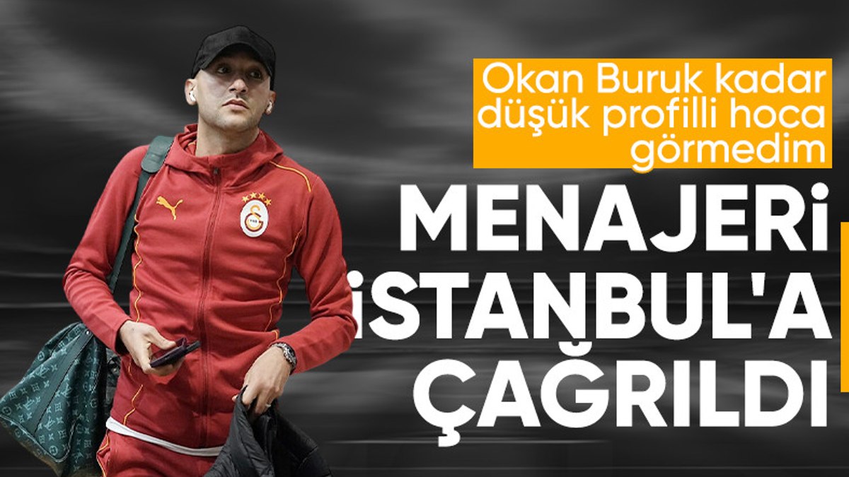 Okan Buruk’u eleştiren Hakim Ziyech topun ağzında! Menajeri İstanbul’a çağrıldı