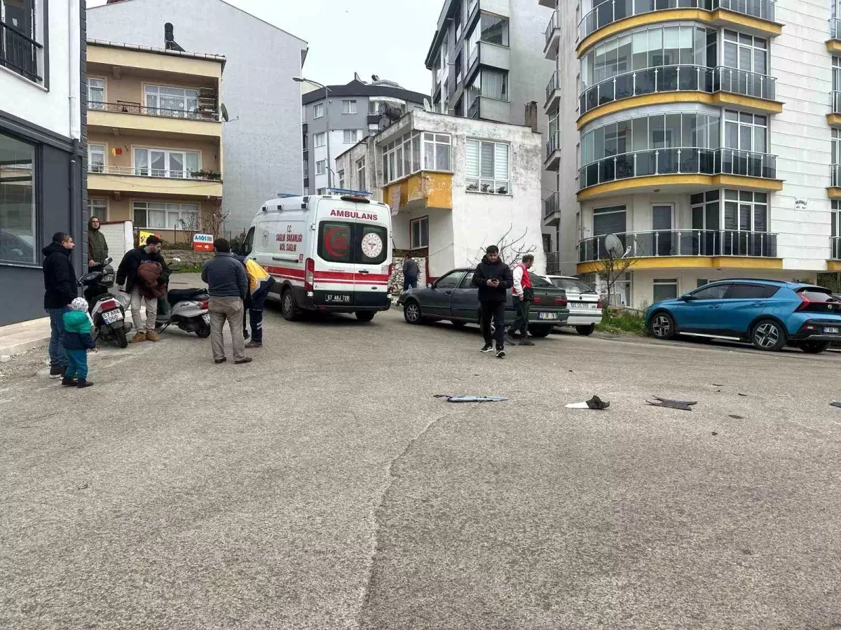 Sinop’ta Trafik Kazası: 1 Yaralı