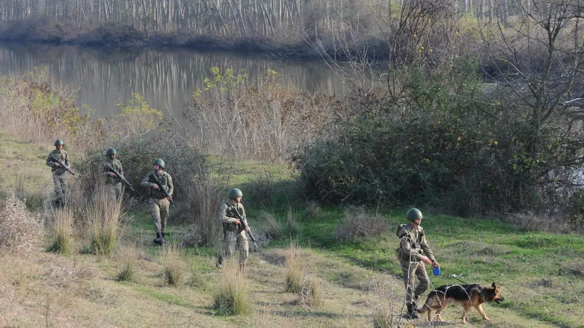 Edirne’de PKK şüphelisi Yunanistan’a kaçmaya çalışırken yakalandı
